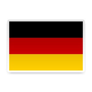 Helm Flag Decal - Deutschland Flagge