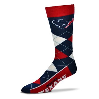 For Bare Feet NFL Houston Texans Socken Argyle Lineup