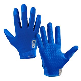 Grip Boost DNA American Football Receiver Handschuhe, Engineered Grip - royal blau Gr. S