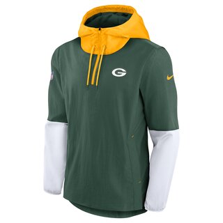 Nike NFL Jacket LWT Player Green Bay Packers, grün - weiß - gelb - Gr. M
