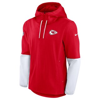 Nike NFL Jacket LWT Player Kansas City Chiefs, rot - weiß - rot - Gr. 2XL