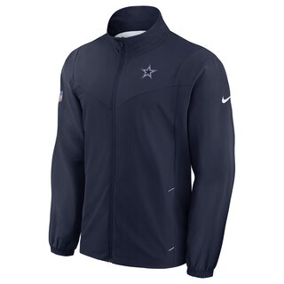 Nike NFL Woven FZ Jacket Dallas Cowboys, navy-weiß - Gr. L
