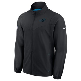 Nike NFL Woven FZ Jacket Carolina Panthers, schwarz-blau - Gr. L