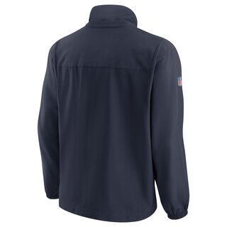 Nike NFL Woven FZ Jacket Chicago Bears, navy-orange - Gr. XL