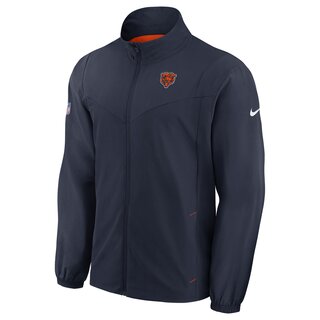 Nike NFL Woven FZ Jacket Chicago Bears, navy-orange - Gr. 2XL