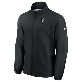 Nike NFL Woven FZ Jacket Las Vegas Raiders, schwarz-silber - Gr. M