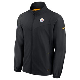 Nike NFL Woven FZ Jacket Pittsburgh Steelers, schwarz-gelb - Gr. 2XL