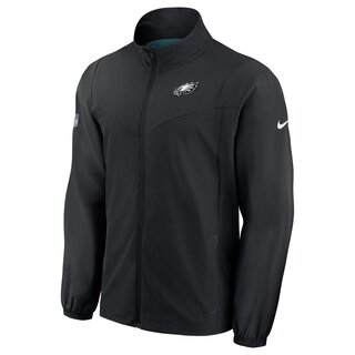 Nike NFL Woven FZ Jacket Philadelphia Eagles, schwarz-grün - Gr. L