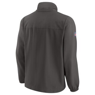Nike NFL Woven FZ Jacket Tampa Bay Buccaneers, dunkel grau-rot - Gr. S