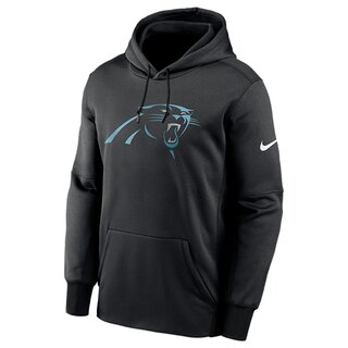 Nike NFL Prime Logo Therma Pullover Hoodie Carolina Panthers, schwarz