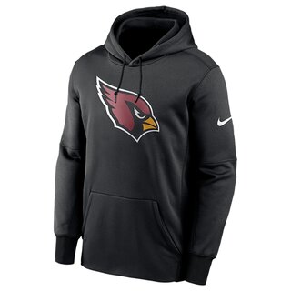 Nike NFL Prime Logo Therma Pullover Hoodie Arizona Cardinals, schwarz - Gr. S