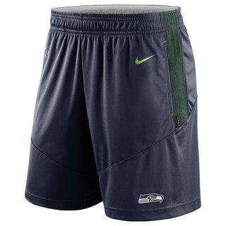 Nike NFL Dry Knit Short Seattle Seahawks, navy-grün - Gr. S