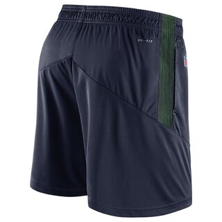 Nike NFL Dry Knit Short Seattle Seahawks, navy-grün - Gr. L