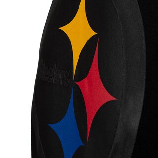 New Era NFL QT OUTLINE GRAPHIC Hoodie Pittsburgh Steelers, schwarz - Gr. 3XL
