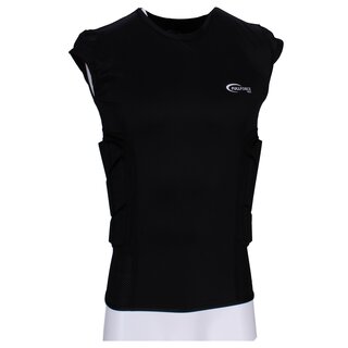 Full Force Wear 3 Pad Shirt mit Rippenpolsterung - schwarz Gr.4XL