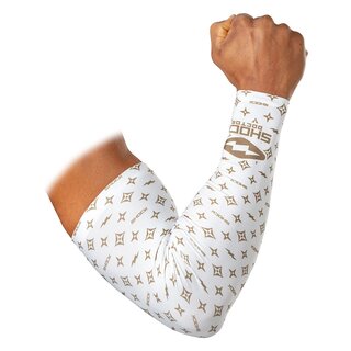 Shock Doctor Showtime Armsleeve -  Weiß/Gold Lux M