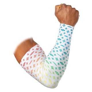 Shock Doctor Showtime Armsleeve -  Weiß/Multi Lux L