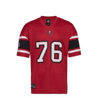 Fanatics NFL Poly Mesh Supporters Tampa Bay Buccaneers Jersey, rot - Gr. S