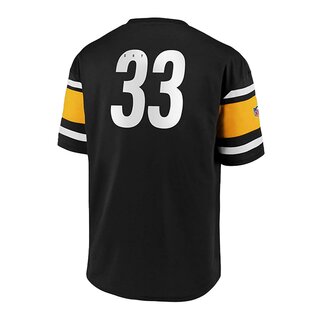 Fanatics NFL Poly Mesh Supporters Pittsburgh Steelers Jersey, schwarz Gr. 3XL