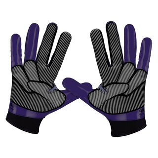 Grip Boost Stealth 5.0 Peace American Football Receiver Handschuhe - Lila Gr.M