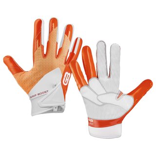 Grip Boost Stealth 5.0 Peace American Football Receiver Handschuhe - Orange Gr.S