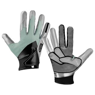 Grip Boost Stealth 5.0 Peace American Football Receiver Handschuhe - Chrome silber Gr.L