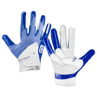 Grip Boost Stealth 5.0 Peace American Football Receiver Handschuhe - Royal Blau Gr.2XL
