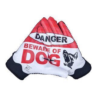 BATTLE DOOM 1.0 Wide Receiver Handschuhe - Beware of Dog Gr.L