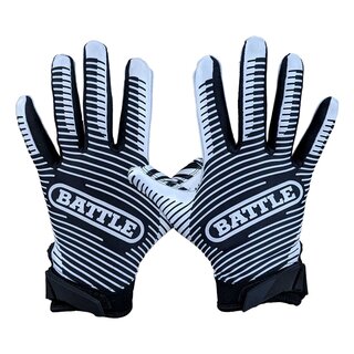 BATTLE DOOM 1.0 Wide Receiver Handschuhe - schwarz/weiß Gr.L