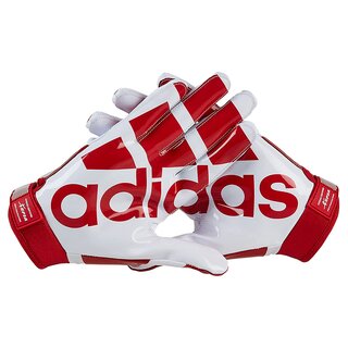 adidas adiFAST 3.0 Receiver American Football Handschuhe - rot Gr.M