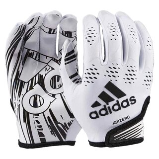Adidas adizero 12 AF1531 Receiver Handschuhe - weiß Gr.M