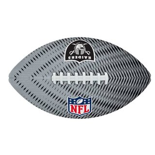 Wilson NFL Junior Tailgate Las Vegas Raiders Logo Football