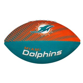 Wilson NFL Junior Tailgate Miami Dolphins Logo Football