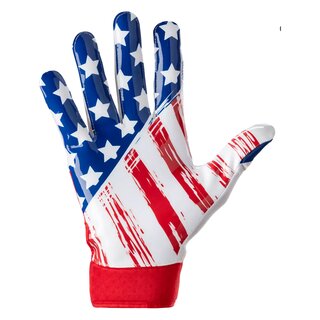 Shock Doctor Showtime Receiver Handschuhe -  Stars and Stripes Gr.XL