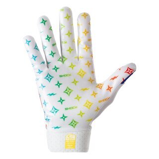 Shock Doctor Showtime Receiver Handschuhe -  White Multi Lux Gr.S