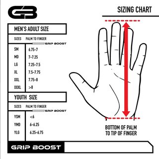 Grip Boost Stealth 5.0 American Football Receiver Youth Handschuhe - Schwarz Gr.YM