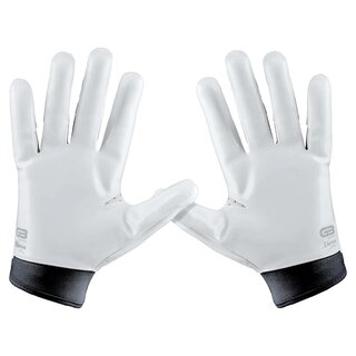 Grip Boost Stealth 5.0 Dual Color American Football Receiver Handschuhe - weiß/gold Gr.XL