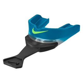 Nike Alpha Mouthguard + quick-release Strap - Laser blau