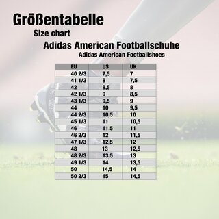 Adidas Adizero Spark (GV9087) American Football Rasenschuhe - Gr.10 US