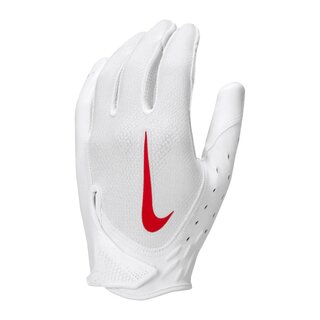 Nike Vapor Jet 7.0 white American Football Receiver Handschuhe - weiß/rot Gr.L