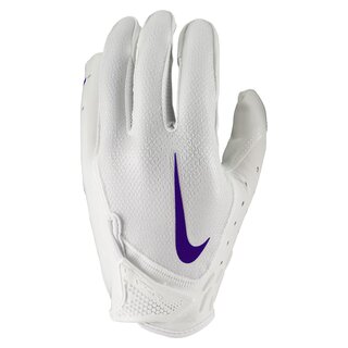 Nike Vapor Jet 7.0 white American Football Receiver Handschuhe - weiß/lila Gr.S