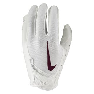 Nike Vapor Jet 7.0 white American Football Receiver Handschuhe - weiß/maroon Gr.L