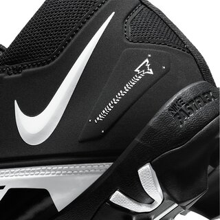 Nike Alpha Menace 3 Shark BG (CV0581) American Football All Terrain Schuhe Youth - schwarz-weiß Gr.3.5Y US