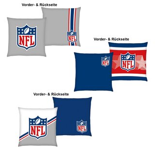 NFL Dekokissen 3er Set mit NFL Shield Logo, verschiedenen...