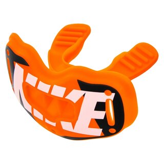 Nike Alpha Lip Protector Mouthguard + quick release Strap - orange-weiß