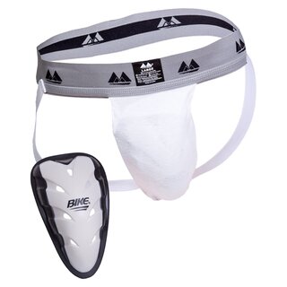 MM Tiefschutzhose mit Bike Cup - weiß Gr. XL