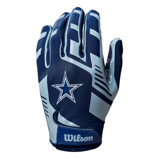 Wilson NFL Stretch Fit Adult Receiver Handschuhe - Team Dallas Cowboys