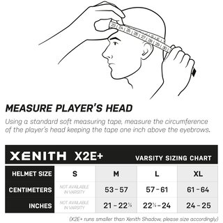 XENITH X2E+ Erwachsenenhelm - schwarz XL