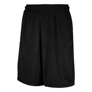 Russell Mesh Shorts mit Taschen - schwarz Gr. L