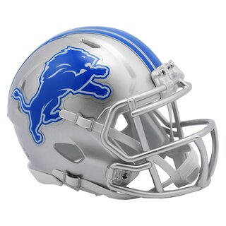 NFL AMP Team Detroit Lions Riddell Speed Replica Mini Helm